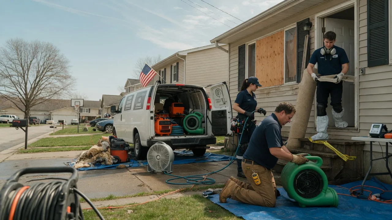 Water Damage Restoration in Galesburg, KS near me